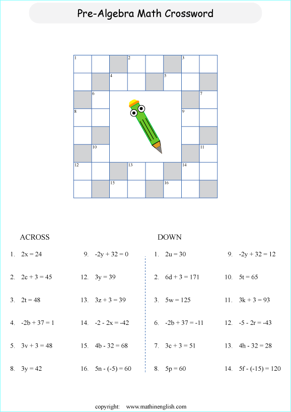 algebra with pizzazz worksheet 93
