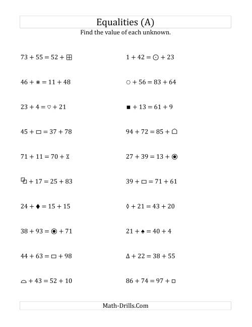algebra with pizzazz worksheet 93