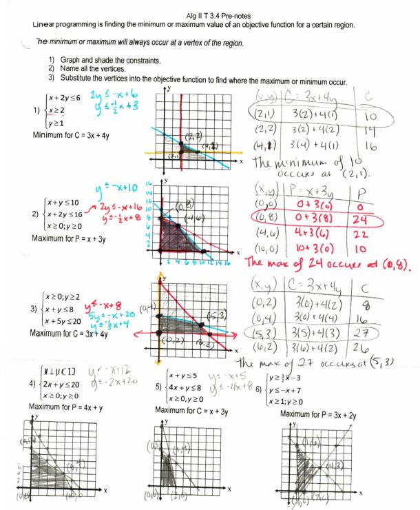 algebra with pizzazz worksheet answers pg 53