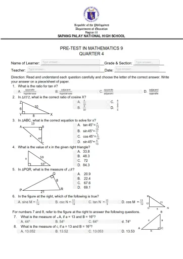 algebra worksheet for 9th grade