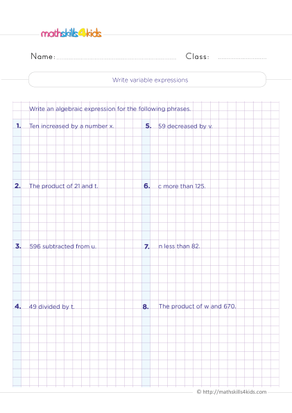 Ace 4th Grade Algebra with Confidence: Explore Expressions and ...