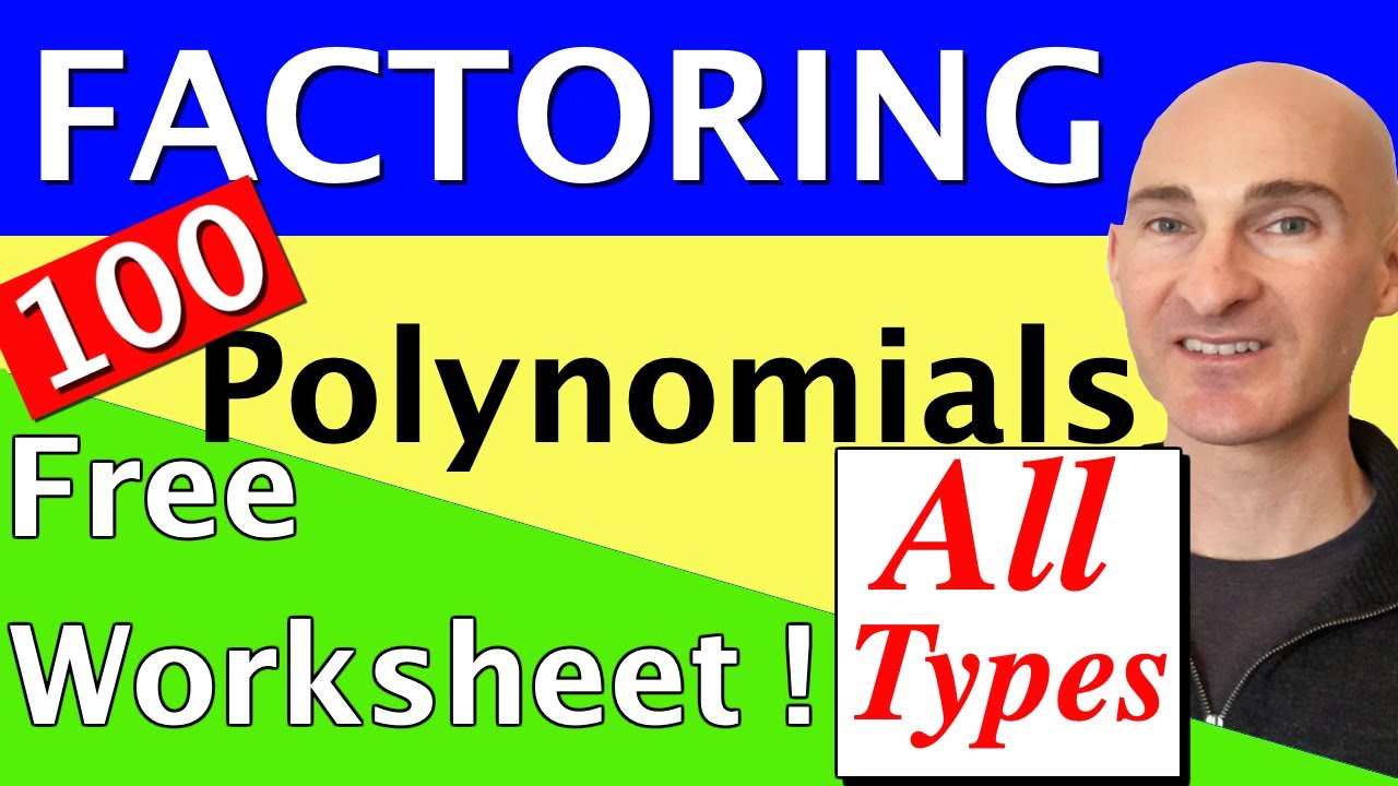 algebra worksheet section 10 5 factoring polynomials of the form