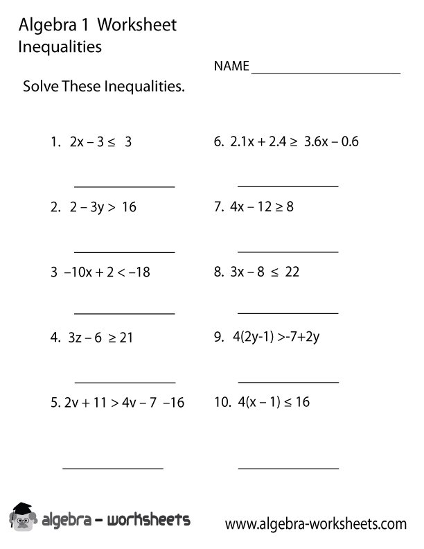 Algebra Worksheets (@algebrasheets) / X