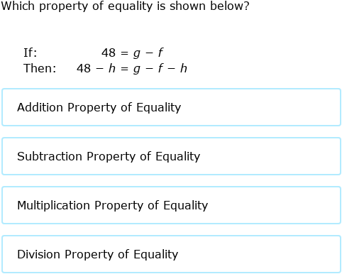 algebraic properties of equality worksheet