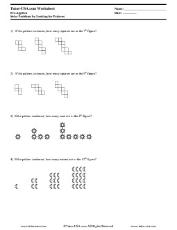 Worksheet: Inductive Reasoning - Looking for Patterns ...