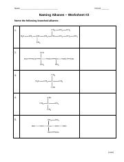 Naming Alkanes Worksheet 2 pdf Name Period Naming Alkanes Naming Alkanes Worksheet 2 pdf Name Period Naming Alkanes