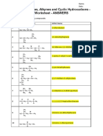 alkanes alkenes alkynes worksheet