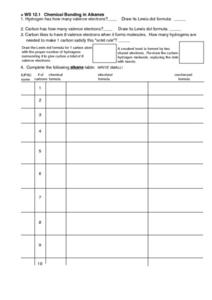 Alkanes Lesson Plans &  Worksheets | Lesson Planet