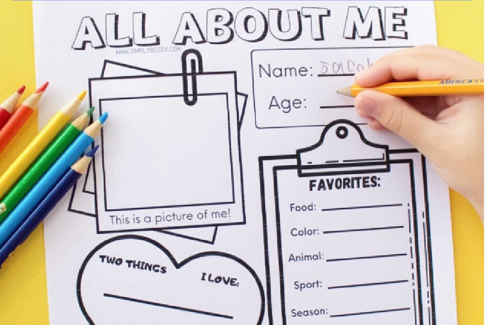 All About Me Worksheet