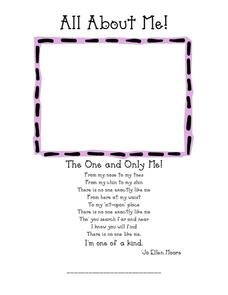 All About Me! Worksheet for 1st - 2nd Grade | Lesson Planet