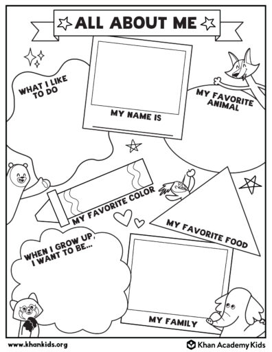 Free Printable All About Me Worksheet Template In PDF PNG And JPG 