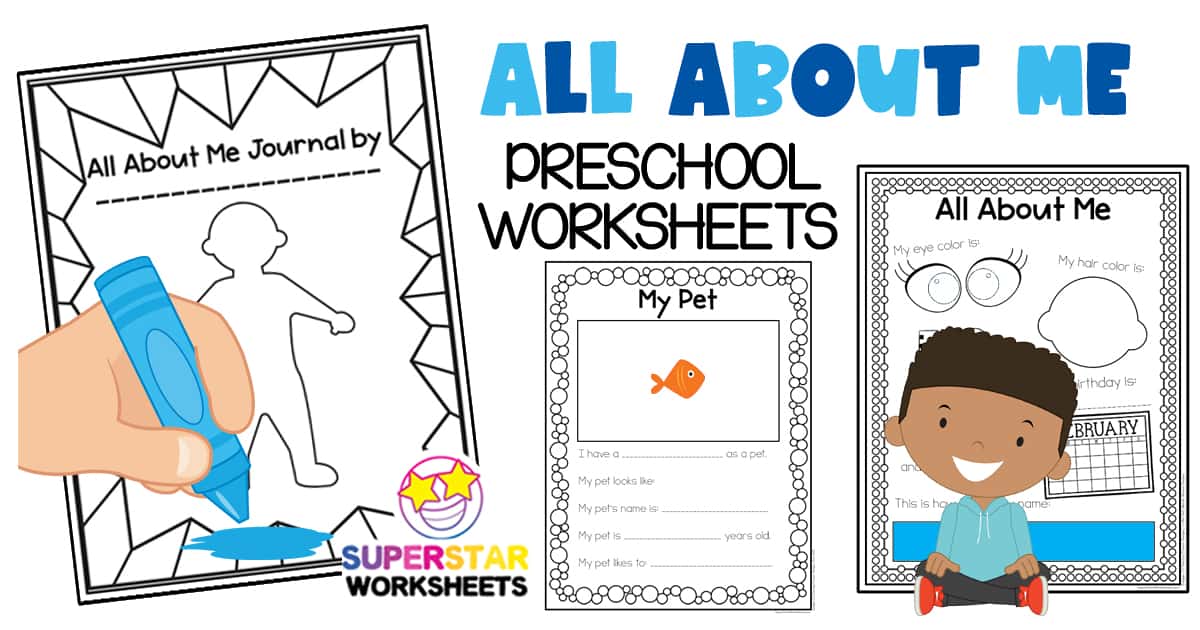 all about me worksheet kindergarten