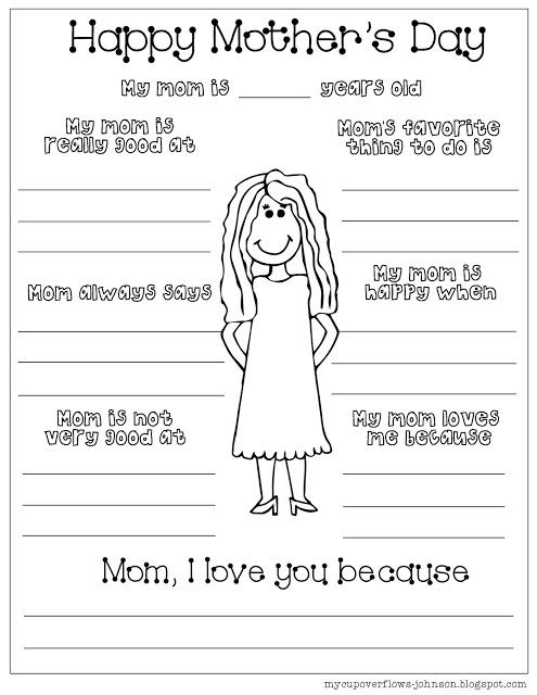 All About My Mom | Worksheet 