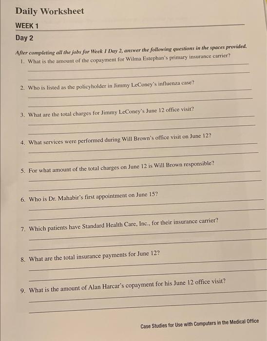 all in a day s work worksheet answers