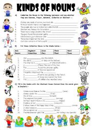 all kinds of worksheet