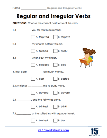 all kinds of worksheet