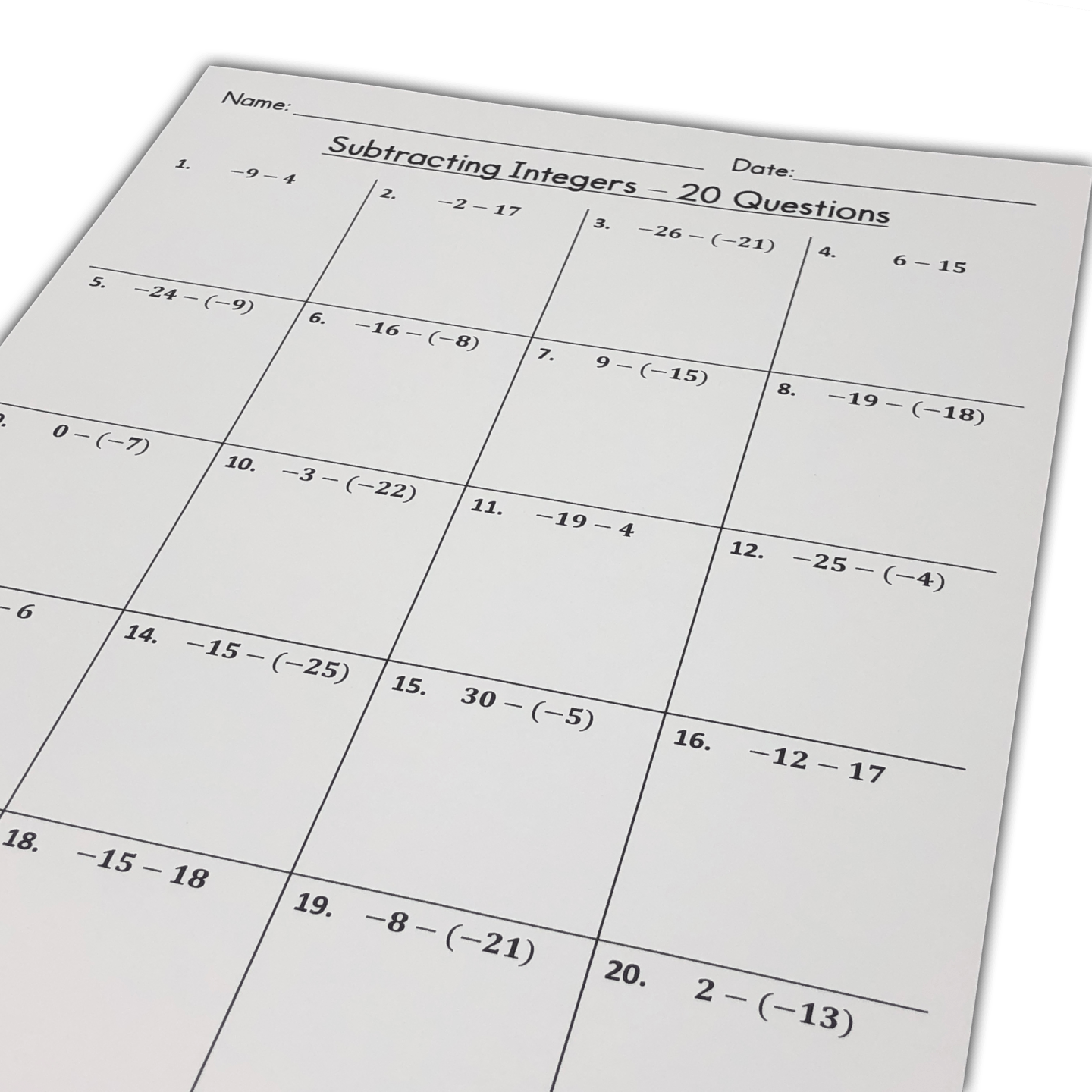 My Math Resources - Middle School Math Teacher Resources - Posters ...