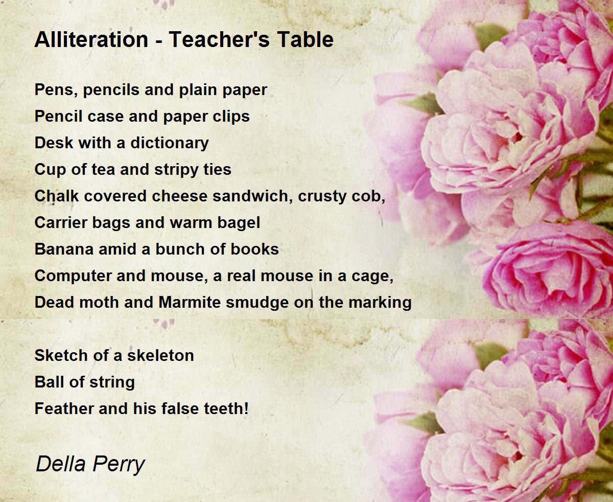 alliteration that start with s