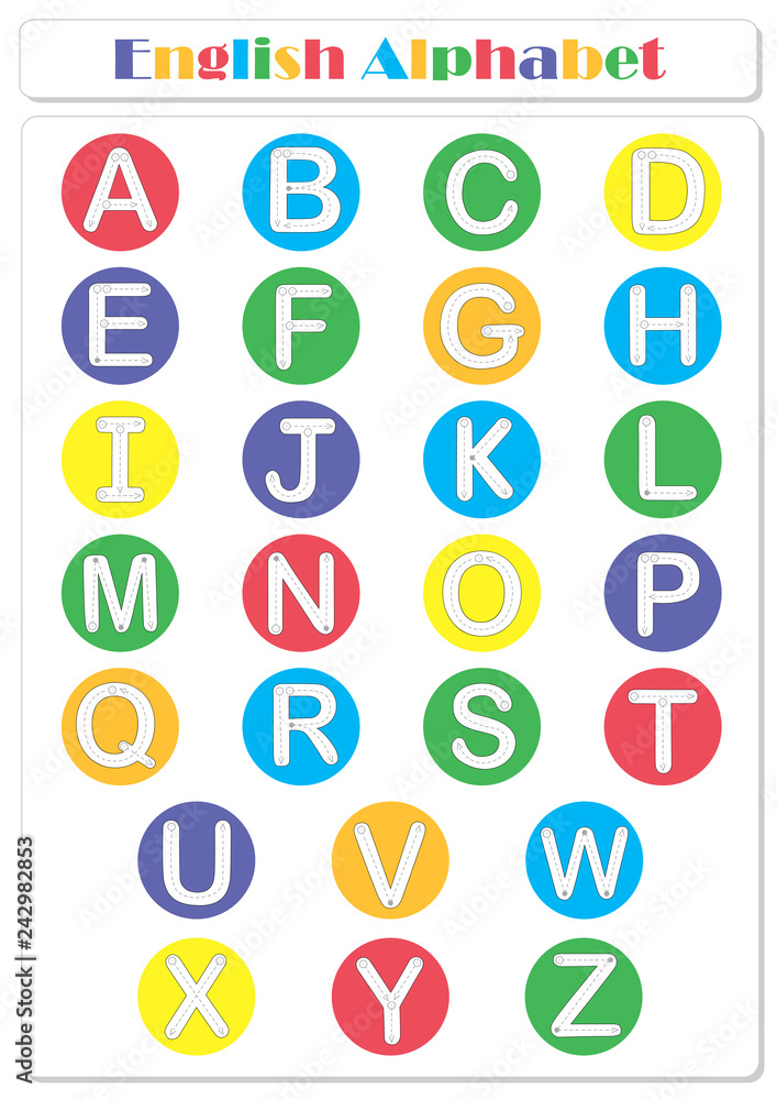 Alphabet tracing worksheet: writing A-Z and educational game for ...