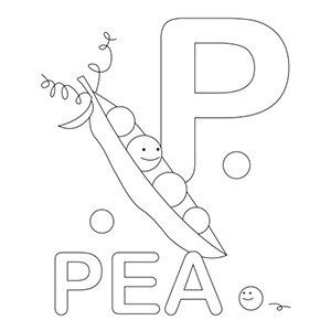 alphabet coloring worksheet