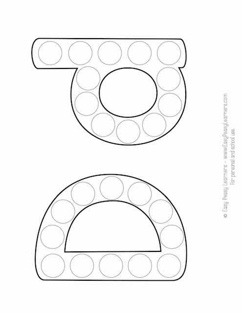 Free Alphabet Do a Dot Printables - Easy Peasy Learners