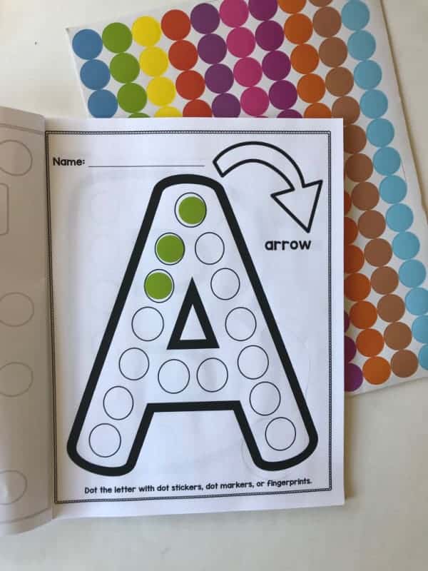 alphabet for preschoolers worksheet