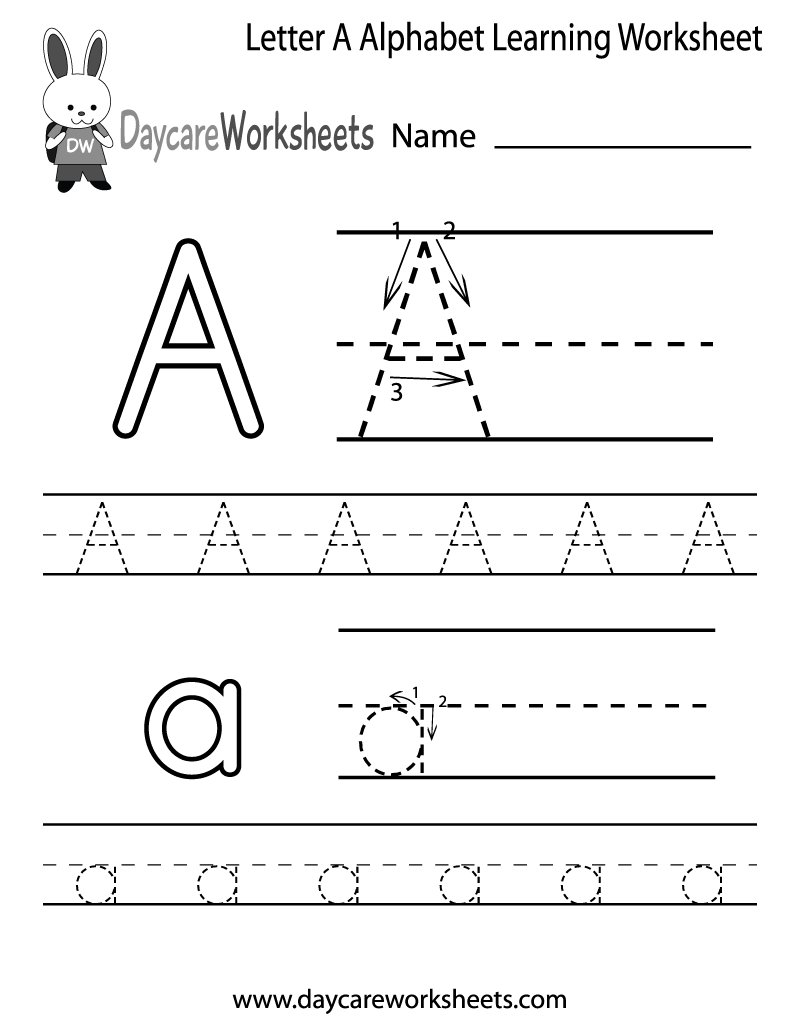 Alphabet Learning For Kindergarten