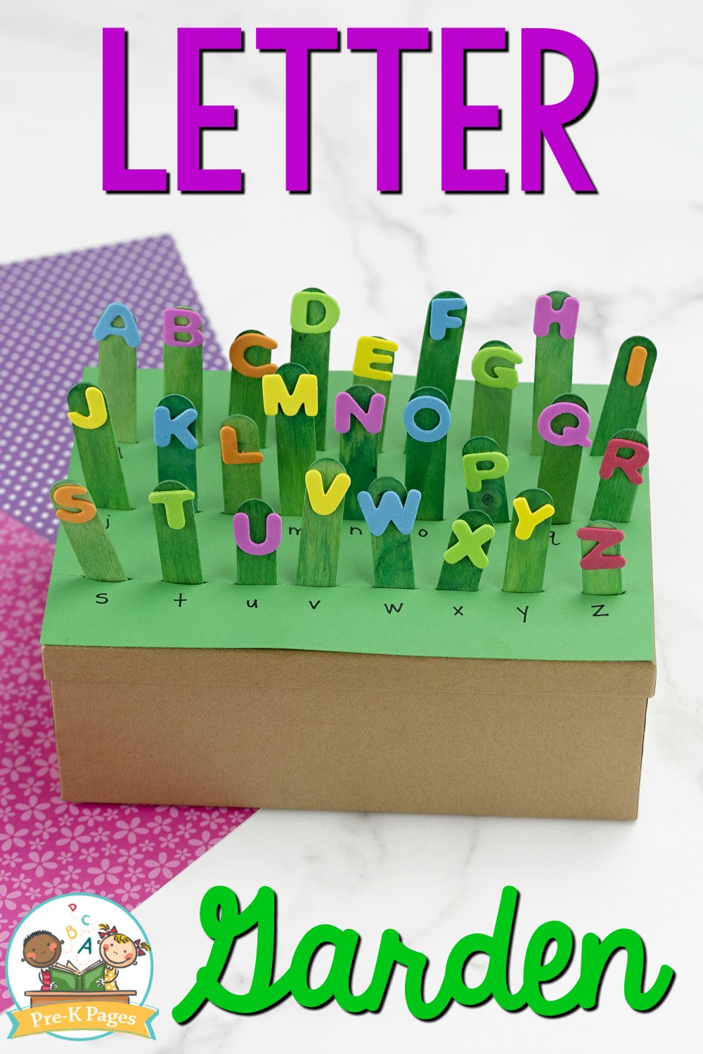 Letter Recognition Activity for Preschool: Alphabet Garden - Pre-K ...