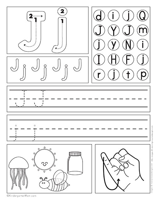 Kindergarten Alphabet Worksheets - Kindergarten Mom