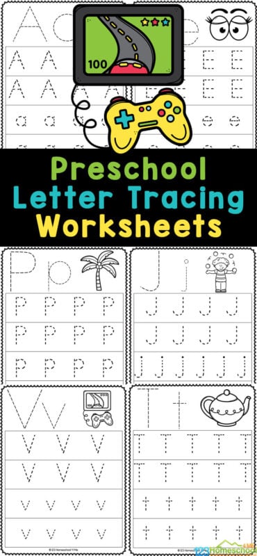 alphabet letters worksheet kindergarten