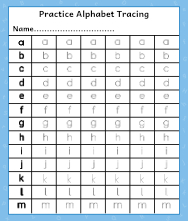 Free Printable Worksheets for Kids - Alphabet and Letters
