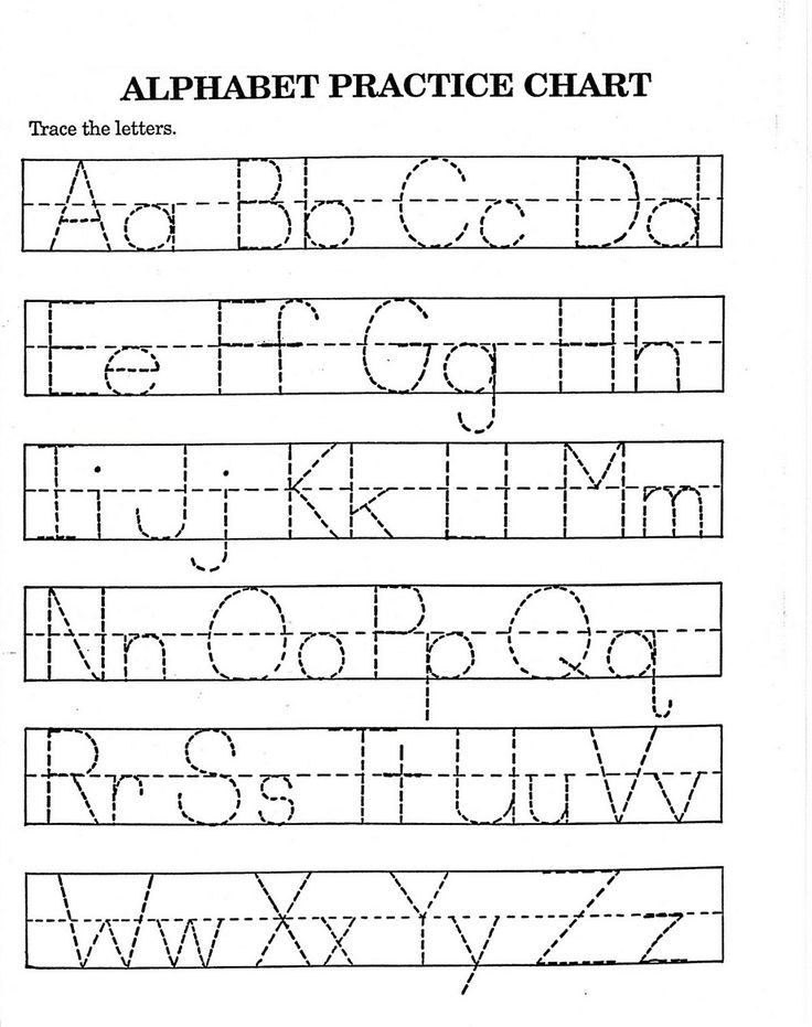 Traceable Alphabet Worksheets A-Z | Activity Shelter | Free ...
