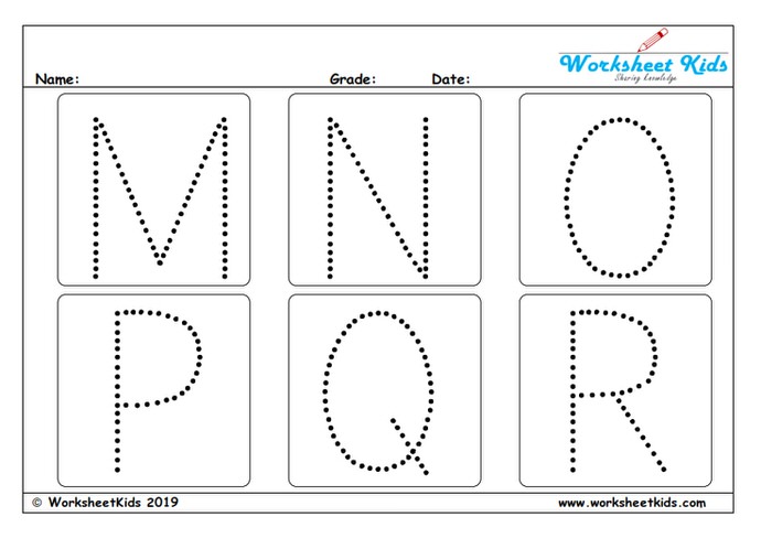 Letter tracing for preschoolers and toddlers - free printables ...