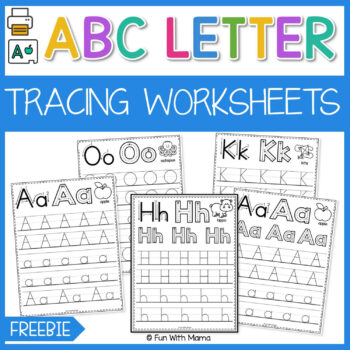 alphabet tracing worksheet free