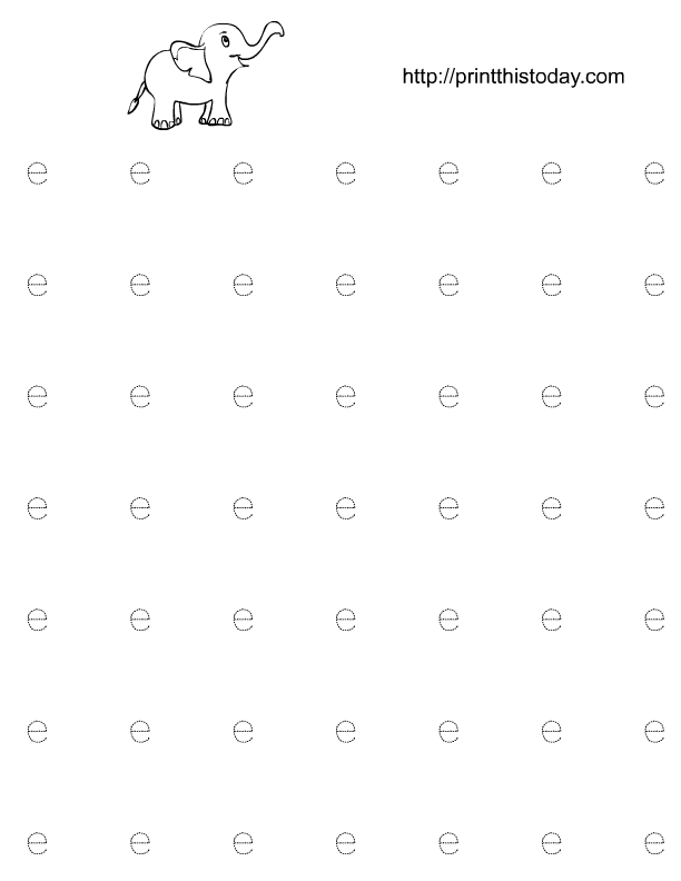 alphabet tracing worksheet pre k