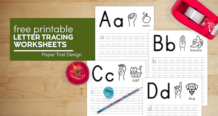 alphabet tracing worksheet pre k