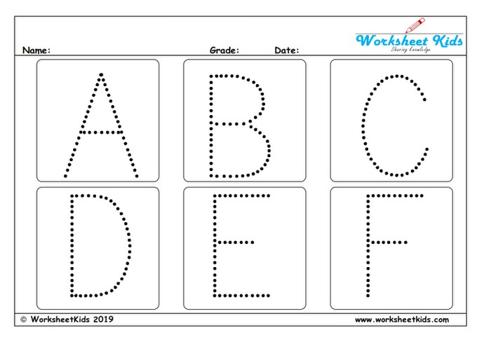 Letter tracing for preschoolers and toddlers - free printables ...
