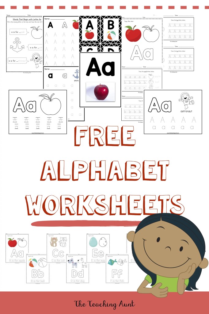 alphabet worksheet for kindergarten free