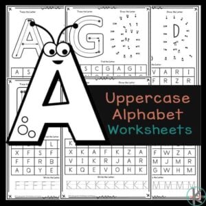 alphabet worksheet for kindergarten free