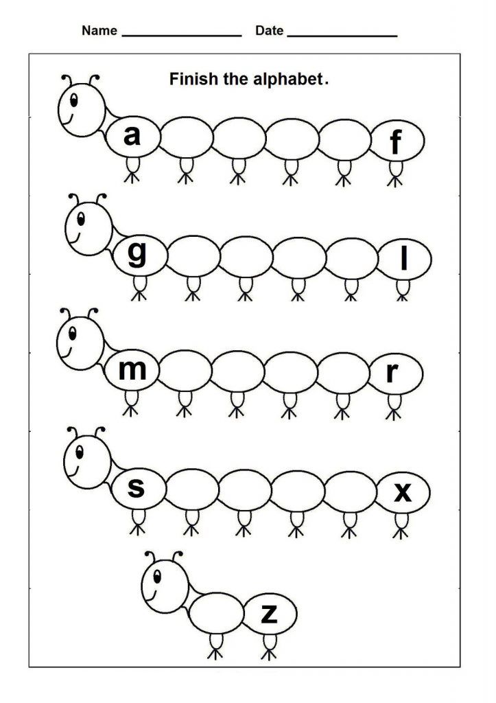 Alphabet Worksheets - Best Coloring Pages For Kids | Alphabet ...