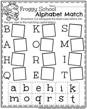 alphabet worksheet kindergarten