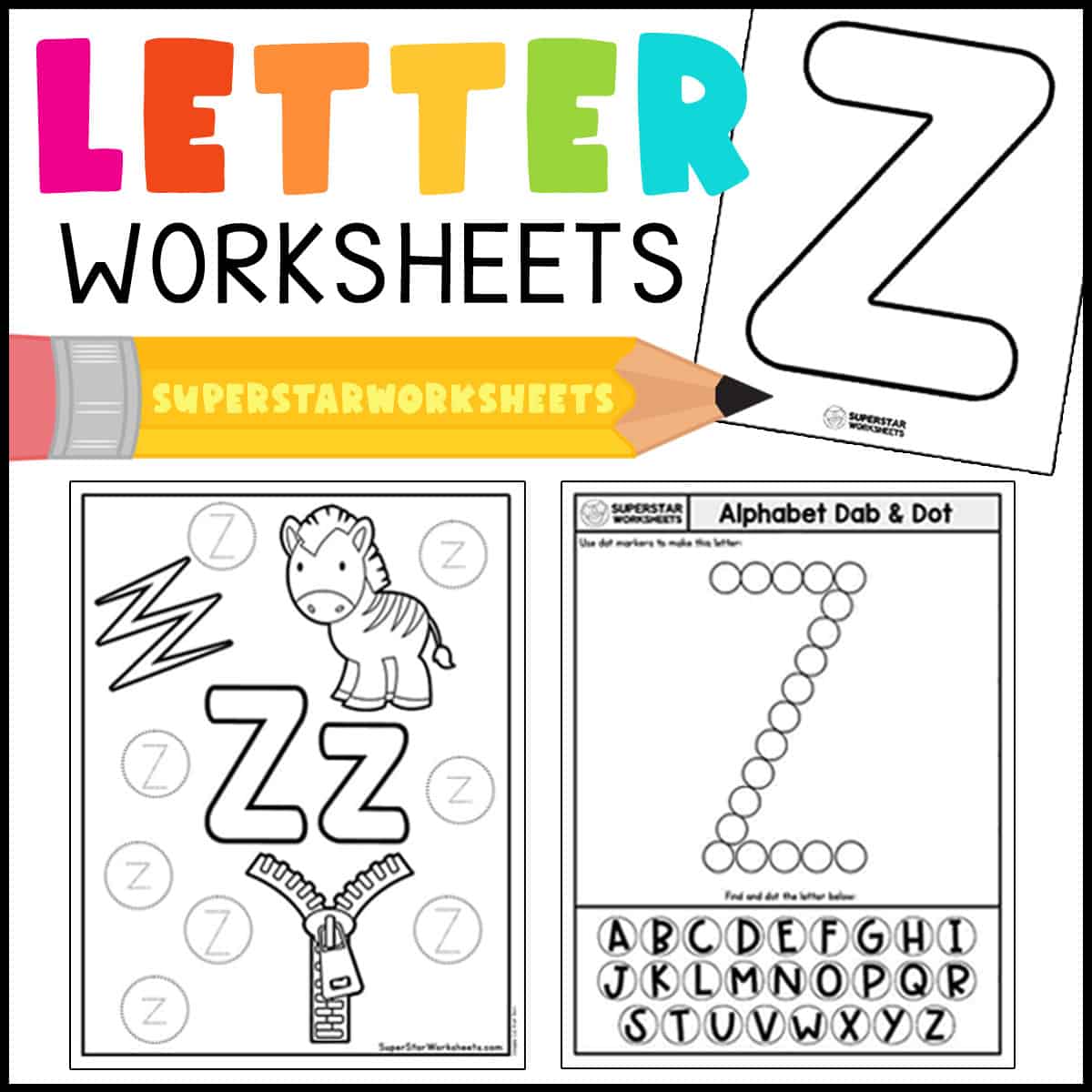 Alphabet Worksheets -Worksheets Library
