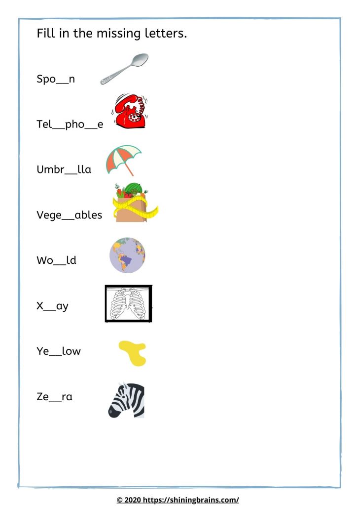 alphabet worksheets kindergarten pdf