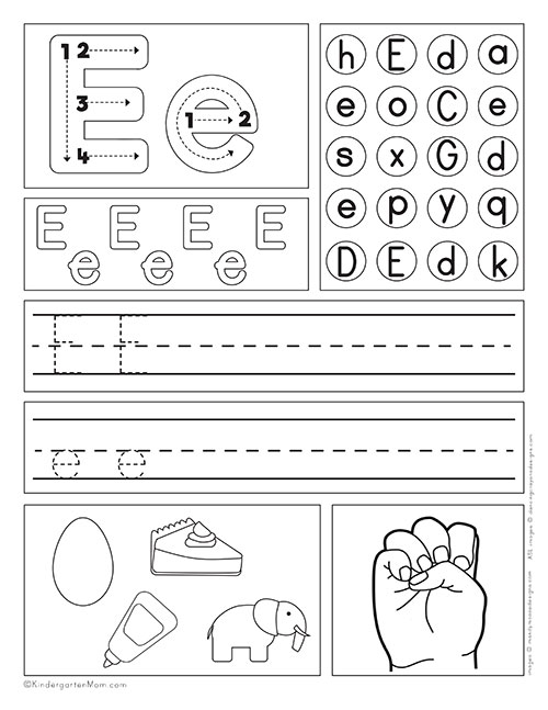 alphabets worksheet for kindergarten