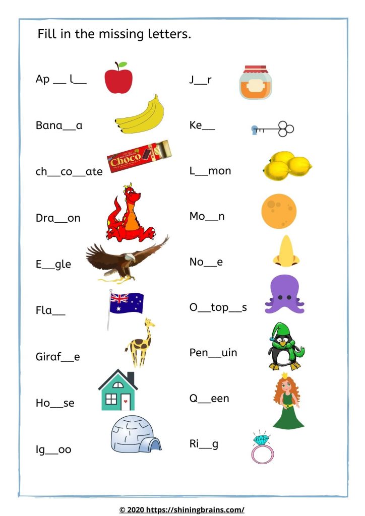 Alphabet Worksheets for Kids - Free ABC Kindergarten Worksheets