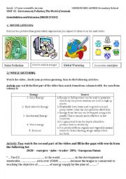 renewable energy use in Europe - ESL worksheet by fathia kerroum