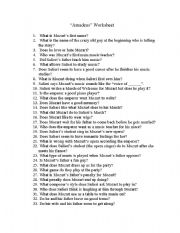 Amadeus Quiz: © 2000, L. Shannon WWW - Musicatschool.Co - Uk | PDF