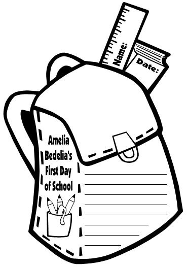 amelia bedelia first day of school worksheet