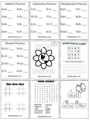 Free American Girl Doll Printables - The Activity Mom