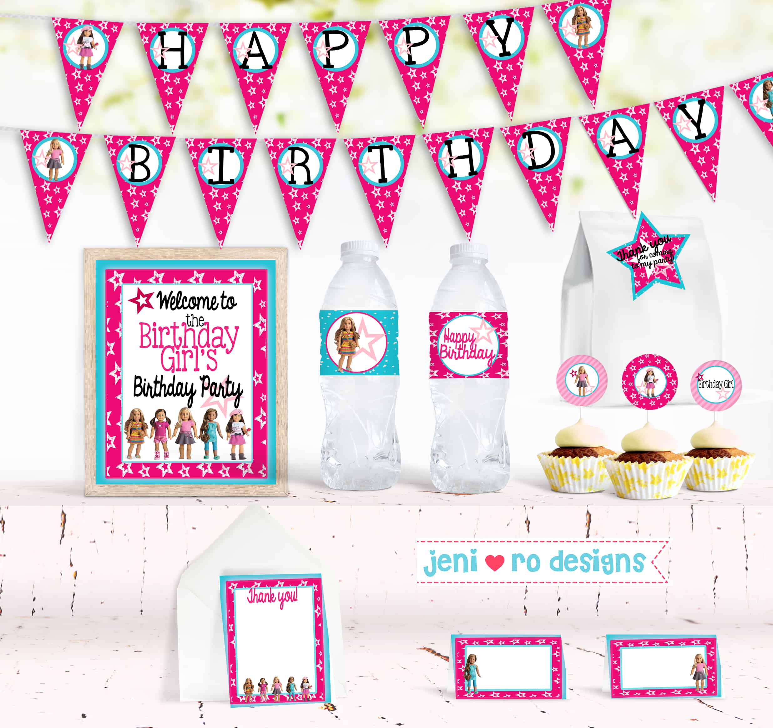 american girl doll sized printables